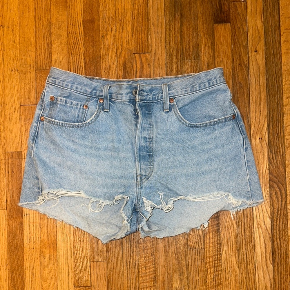 Levi's Blue Casual Jean Shorts